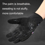 Găng tay xe đạp WEST BIKING dài ngón thoáng khí tự khóa có khóa cài, M, L, XL, 2XL