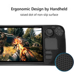 Ốp lưng silicone PGTECH cho máy chơi game với hạt chống trượt dành cho Steam Deck, màu đen