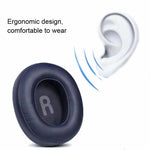 1 cặp Bịt tai tai nghe cho JBL TUNE700 T750BTNC T700BT, Da Protein Đen, Da Protein Trắng, Da Protein Đỏ, Da Protein Xanh Dương