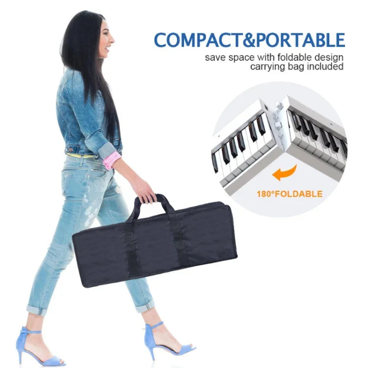 Đàn piano điện gấp gọn thông minh 88 phím, phích cắm EU