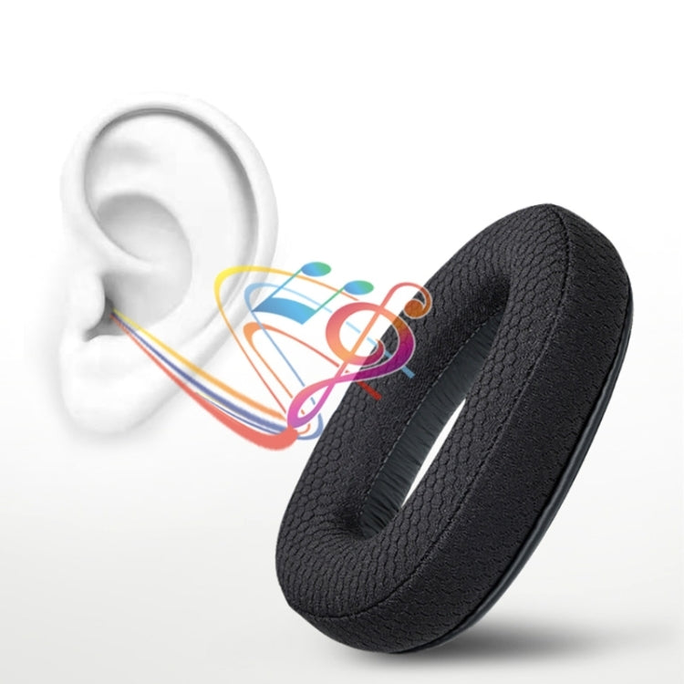 2 PCS Headphone Sleeve Cover for Sennheiser GSP300 GSP370 GSP350,Style:, Protein Skin, Lamb Leather, Black Head Beam, Red Head Beam, Blue Head Beam, Mesh Cloth