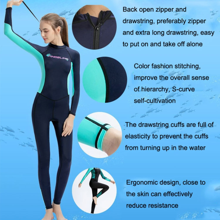 Đồ bơi lặn nữ chống nắng toàn thân mỏng nhanh khô vải Lycra FINDSLINE, XS, S, M, L, XL
