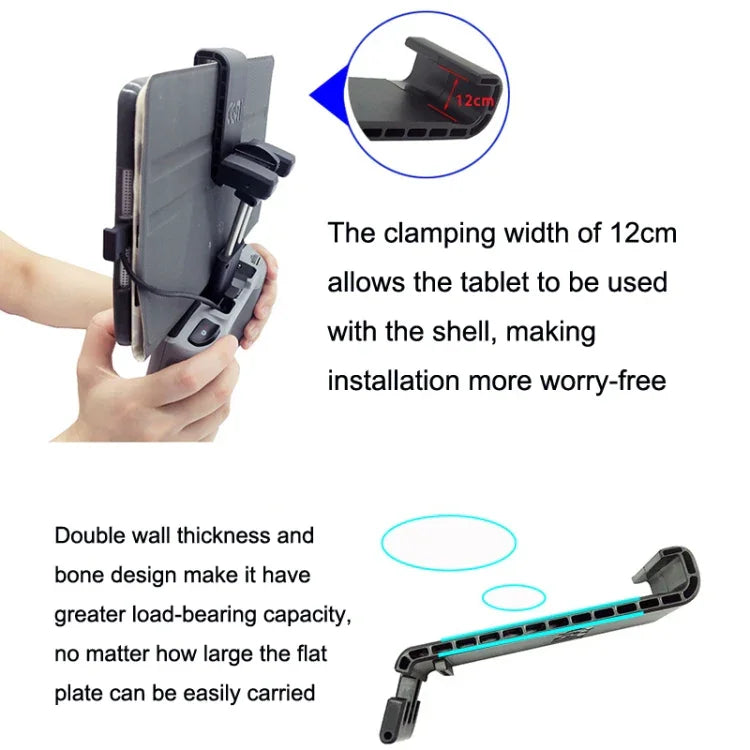 Giá Đỡ Mở Rộng Máy Tính Bảng Điều Khiển Từ Xa Cho DJI Mavic 3 / Air 2 / Air 2S / Mini 2, Kiểu:, Nhỏ, Lớn, Lớn + Dây Apple, Lớn + Dây Type-c, Lớn + Dây Micro