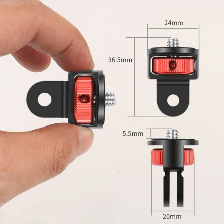 Bộ Chuyển Đổi Vít 1/4 Inch Cho Chân Máy Gopro 10 9 8 7 /Eken /Insta360 One X R