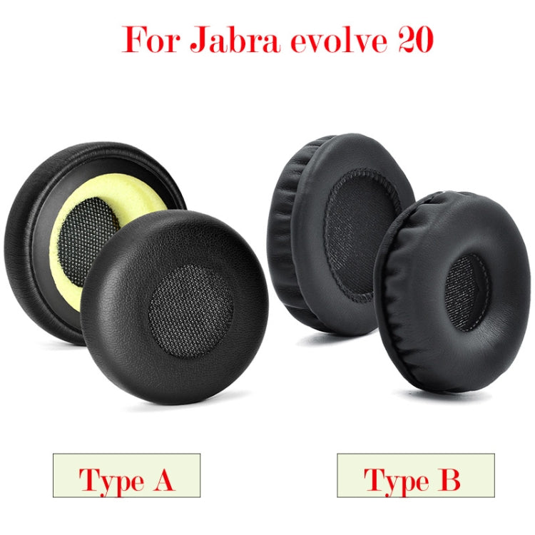 1 cặp Bịt tai cho Jabra Evolve 20 20SE 30 30II 40 65 65+, Chính hãng, Da Protein