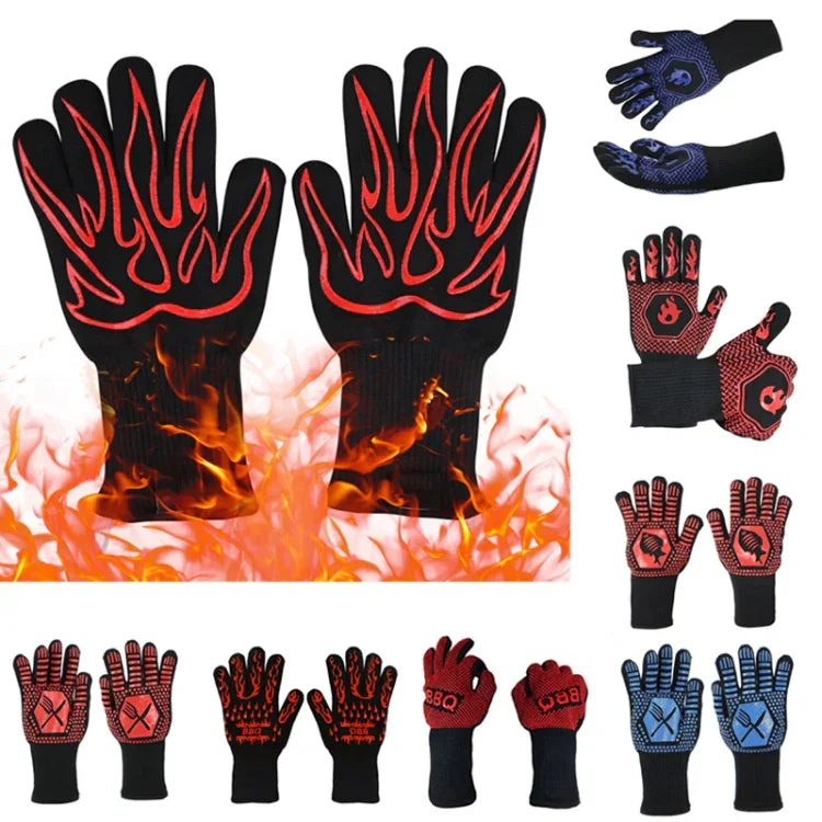 1 đôi găng tay BBQ silicone chịu nhiệt cao chống bỏng, màu đỏ BBQ, đen BBQ, xanh dương BBQ, đỏ ngọn lửa lớn, đen ngọn lửa lớn, xanh ngọn lửa lớn, đỏ chấm lửa, đen chấm lửa, xanh chấm lửa, đỏ ngọn lửa BBQ, đen ngọn lửa BBQ
