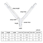 Dây Đai Chỉnh Tư Thế Thoáng Khí Không Thấy Có Thể Điều Chỉnh, Kích Thước:, M (Đen), S (Xám), L (Xám)