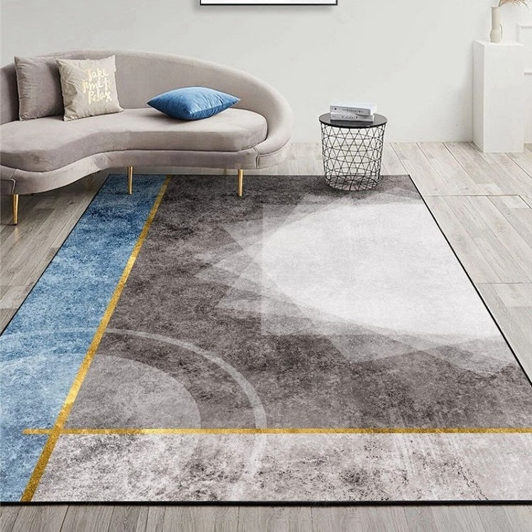 Thảm Phòng Khách Hình Học Trừu Tượng Hiện Đại, Đệm Bàn Cà Phê, 50x80cm, 60x90cm