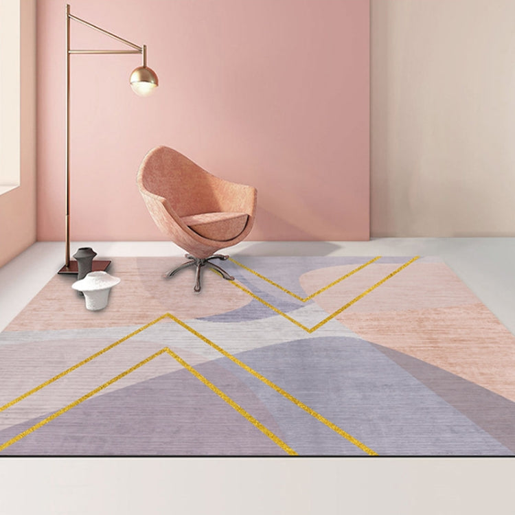 Thảm Phòng Khách Hình Học Trừu Tượng Hiện Đại, Đệm Bàn Cà Phê, 50x80cm, 60x90cm