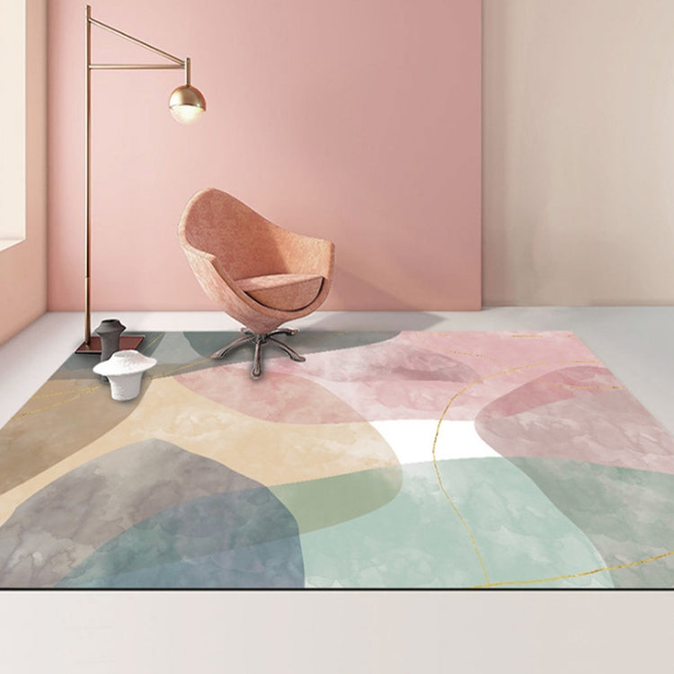 Thảm Phòng Khách Hình Học Trừu Tượng Hiện Đại, Đệm Bàn Cà Phê, 80x120cm, 80x160cm