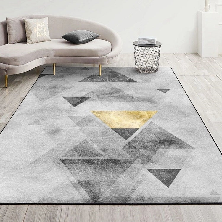 Thảm Phòng Khách Hình Học Trừu Tượng Hiện Đại, Đệm Bàn Cà Phê, 80x120cm, 80x160cm