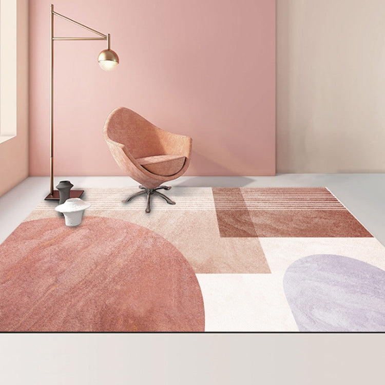 Thảm Phòng Khách Hình Học Trừu Tượng Hiện Đại, Đệm Bàn Cà Phê, 80x120cm, 80x160cm