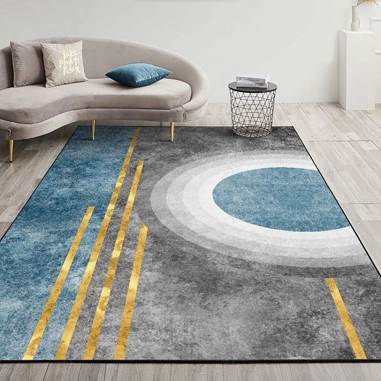 Thảm Phòng Khách Hình Học Trừu Tượng Hiện Đại, Đệm Bàn Cà Phê, 80x120cm, 80x160cm
