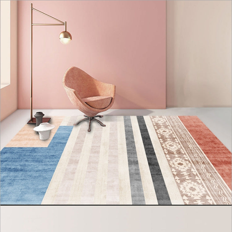 Thảm Phòng Khách Hình Học Trừu Tượng Hiện Đại, Đệm Bàn Cà Phê, 140x200cm