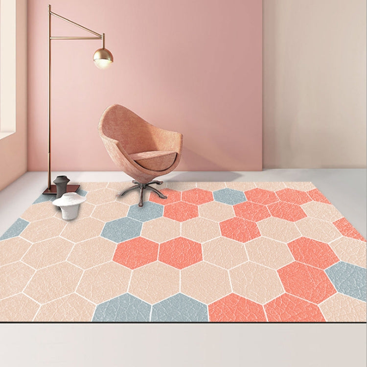 Thảm Phòng Khách Hình Học Trừu Tượng Hiện Đại, Đệm Bàn Cà Phê, 140x200cm