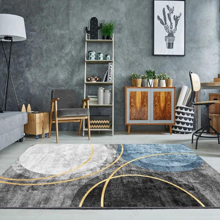 Thảm Phòng Khách Hình Học Trừu Tượng Hiện Đại, Đệm Bàn Cà Phê, 140x200cm