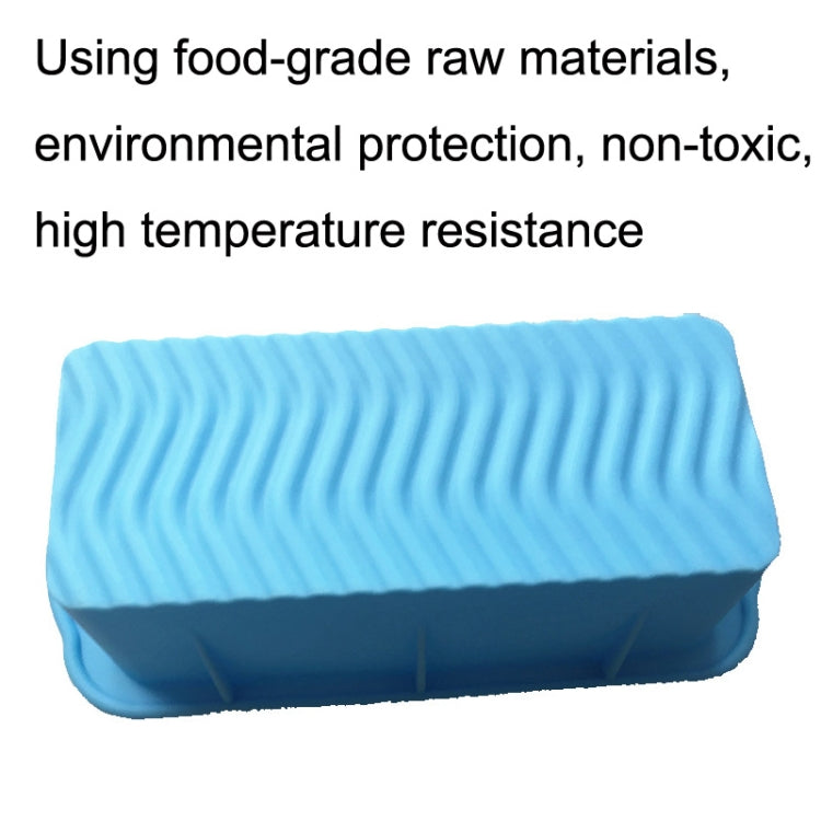 Silicone Pizza Toast Box Long Cake Mold, Long (Blue), Long (Purple), Long (Red)