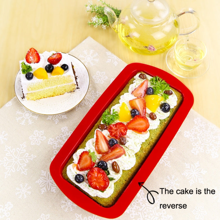 Khuôn bánh pizza silicon dài, khuôn bánh dài (màu tím), dài (màu đỏ), dài (màu xanh)