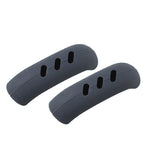 1 đôi vỏ cách nhiệt tay cầm nồi silicon, vỏ tay cầm nồi sắt, màu xanh nhạt, xám đơn giản, đỏ