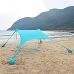 Lều cắm trại ngoài trời có mái che Lycra bãi biển, Kích thước:, 210x160x150cm, 210x200x150cm, 300x300x200cm