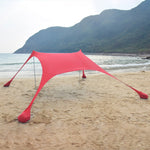 Lều cắm trại ngoài trời có mái che Lycra bãi biển, Kích thước:, 210x160x150cm, 210x200x150cm, 300x300x200cm