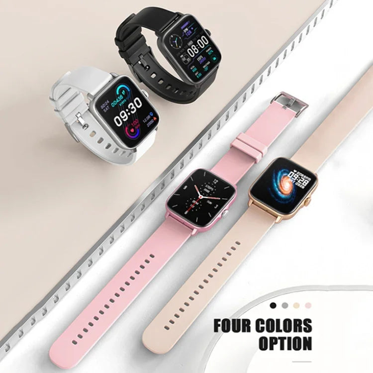 Đồng hồ thông minh Bluetooth LOANIY Y22 theo dõi nhịp tim, màu hồng, đen, vàng, xám bạc