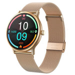 Đồng hồ thông minh Bluetooth LOANIY Y86 màn hình 1.43 inch theo dõi nhịp tim, thép vàng, thép đen