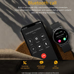 Đồng hồ thông minh Bluetooth LOANIY Y86 màn hình 1.43 inch theo dõi nhịp tim, thép vàng, thép đen