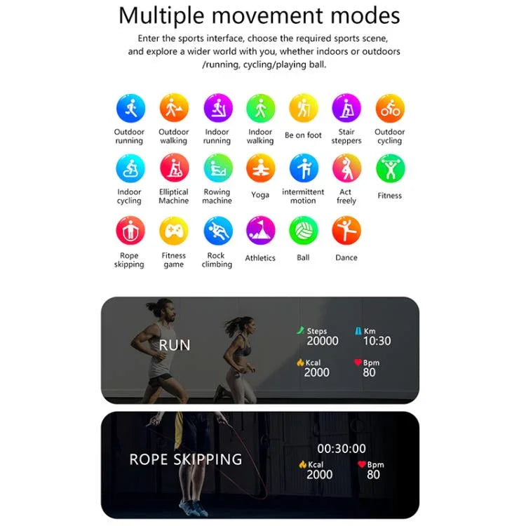 Đồng hồ thông minh Bluetooth LOANIY Y86 màn hình 1.43 inch theo dõi nhịp tim, thép vàng, thép đen