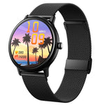 Đồng hồ thông minh Bluetooth LOANIY Y86 màn hình 1.43 inch theo dõi nhịp tim, thép vàng, thép đen