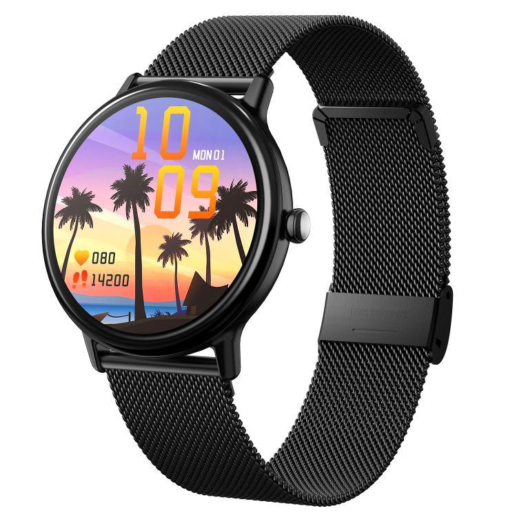 Đồng hồ thông minh Bluetooth LOANIY Y86 màn hình 1.43 inch theo dõi nhịp tim, thép vàng, thép đen