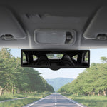 CZC-255 Carbon Fiber Indoor Rearview Mirror Modified Suction Cup Endoscope Auxiliary Mirror, CZC-255(White Mirror)