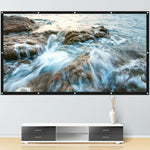 Màn chiếu HD chống ánh sáng kim loại gấp gọn, kích thước:, 60 inch 16:9 133x75cm, 72 inch 16:9 159x90cm, 84 inch 16:9 186x105cm, 92 inch 16:9 199x112cm, 100 inch 16:9 221x125cm, 110 inch 16:9 250x140cm, 120 inch 16:9 266x148cm, 130 inch 16:9 290x160cm