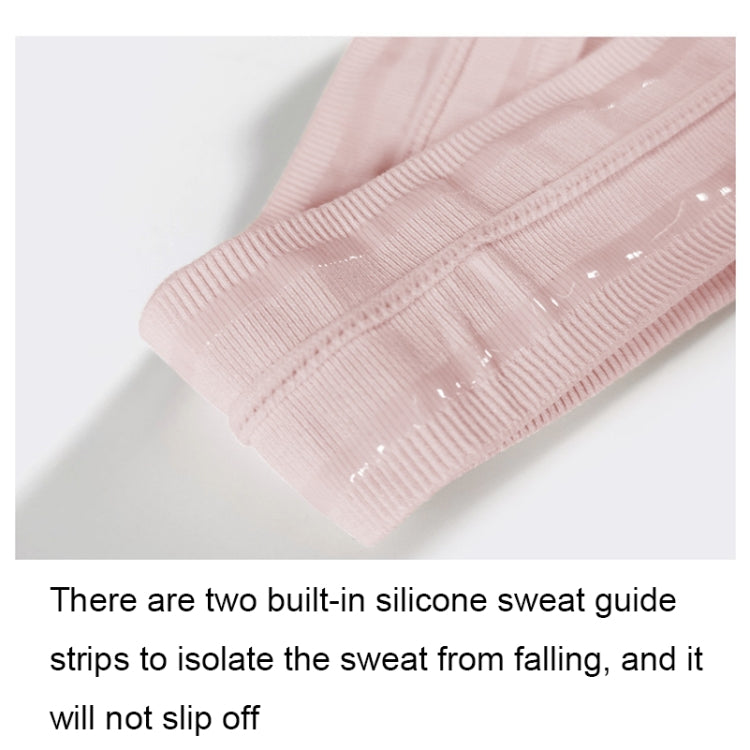 Băng đô silicone chống trượt thấm mồ hôi khi chạy, Băng đô silicone (Hồng), Băng đô silicone (Đen)