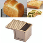 Khuôn bánh mì nướng hình vuông chống dính hình khối nước, kiểu dáng:, 8832 8x7.5x6.5cm vàng gợn sóng, 8759 11.8x11x10.3cm vàng không gợn sóng, 8772 8x7.5x6.5cm vàng không gợn sóng, 8765 11.8x11x10.3cm vàng gợn sóng