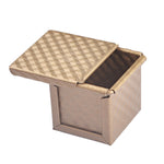 Khuôn bánh mì nướng hình vuông chống dính hình khối nước, kiểu dáng:, 8832 8x7.5x6.5cm vàng gợn sóng, 8759 11.8x11x10.3cm vàng không gợn sóng, 8772 8x7.5x6.5cm vàng không gợn sóng, 8765 11.8x11x10.3cm vàng gợn sóng
