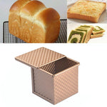 Khuôn bánh mì nướng hình vuông chống dính hình khối nước, kiểu dáng:, 8832 8x7.5x6.5cm vàng gợn sóng, 8759 11.8x11x10.3cm vàng không gợn sóng, 8772 8x7.5x6.5cm vàng không gợn sóng, 8765 11.8x11x10.3cm vàng gợn sóng