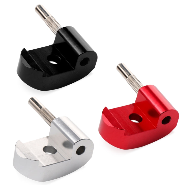 Móc gập xe điện bằng thép hợp kim mật độ cao cho Xiaomi M365 / Pro, Kiểu:, Đen +1 chốt, Đỏ +1 chốt, Bạc +1 chốt, Đen +2 chốt, Đỏ +2 chốt, Bạc +2 chốt