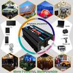 Bộ biến tần hệ thống năng lượng mặt trời 30A điều khiển + tấm pin mặt trời 18W 12V, thông số:, Đen 12V sang 110V, Đen 12V sang 220V, Vàng 12V sang 110V, Vàng 12V sang 220V