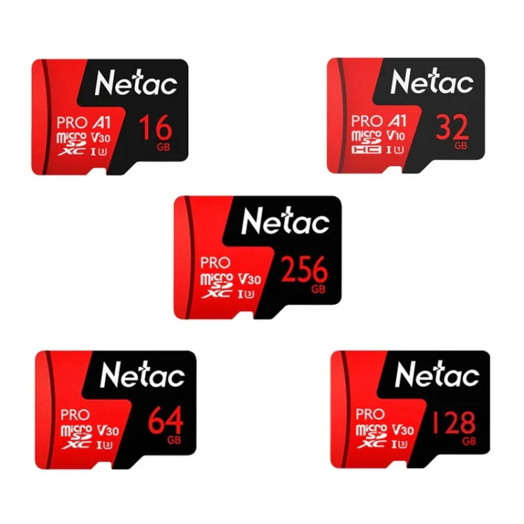 Thẻ nhớ điện thoại camera giám sát ghi hình Netac, 32GB, 64GB, 128GB, 256GB