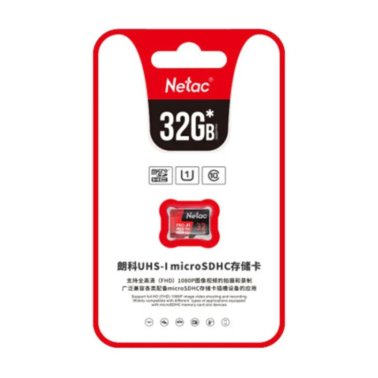 Thẻ nhớ điện thoại camera giám sát ghi hình Netac, 32GB, 64GB, 128GB, 256GB
