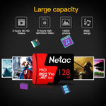 Thẻ nhớ điện thoại camera giám sát ghi hình Netac, 32GB, 64GB, 128GB, 256GB