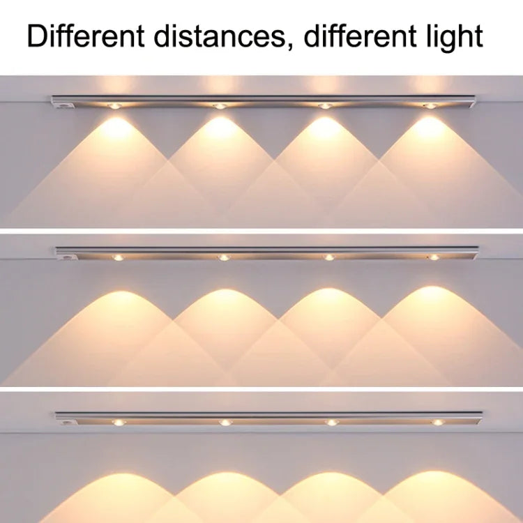 Thanh đèn cảm biến cơ thể người LED siêu mỏng thông minh, chiều dài:, 30cm, 40cm
