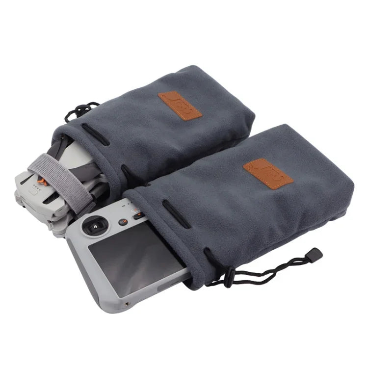 Túi đựng CQT bằng vải nỉ dày cho DJI Mini 3 Pro, Thông số:, 1 túi, 2 túi, 2 túi + dây buộc mái chèo