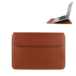Túi lót da PU cho laptop có chức năng dựng đứng, 13,3 inch, 14,1-15,4 inch