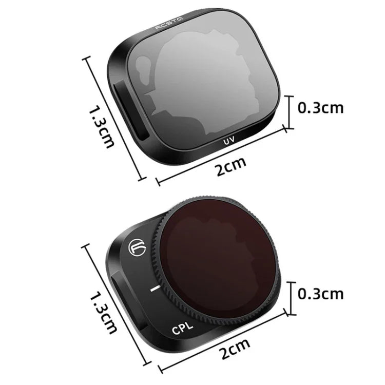Phụ kiện bộ lọc điều chỉnh hợp kim nhôm RCSTQ cho DJI Mini 3 Pro, kiểu: UV+CPL+ND8+ND16+ND32+ND64 6 trong 1, CPL, ND8, ND16, ND32, ND64, bộ 4 trong 1, bộ 6 trong 1