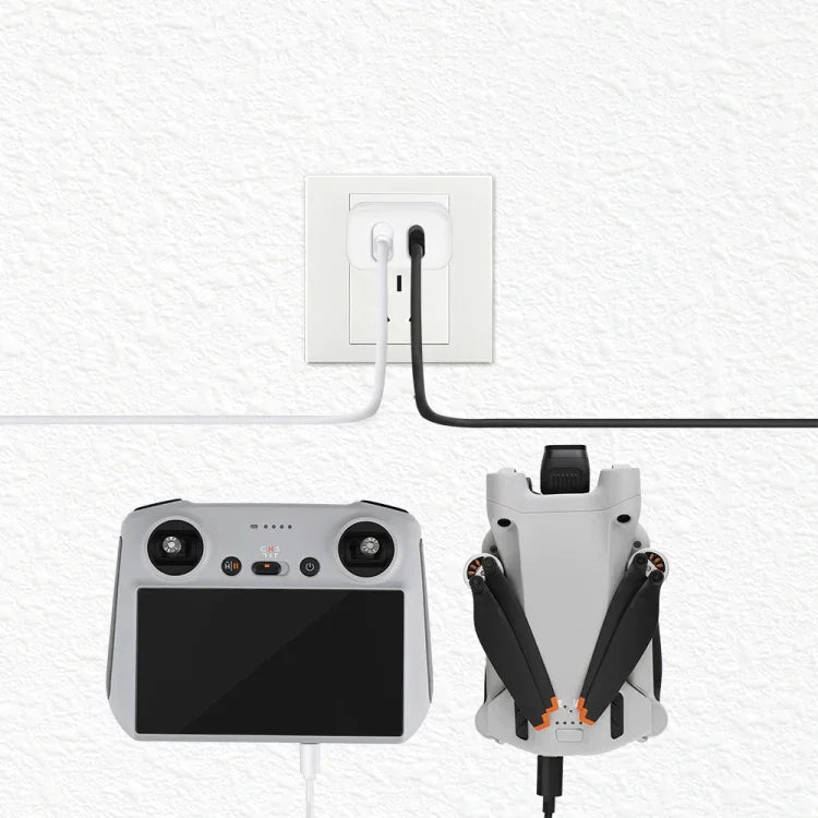 Bộ sạc GaN 30W hai cổng RCSTQ cho DJI Mini 2/Mini 3 Pro, bộ sạc GaN cho DJI Mini 2