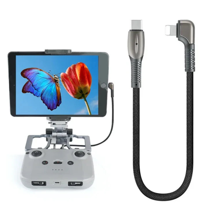 Cáp dữ liệu vỏ hợp kim nhôm cho DJI Mavic 3 / Mini 3 Pro / Air 2S / Mini 2, kiểu:, 8 chân, Type-C