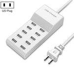 Bộ sạc đa cổng USB sạc nhanh điện thoại di động Bộ chuyển đổi nhanh đa năng, 10 cổng phích cắm Mỹ, 10 cổng phích cắm EU, 4 cổng phích cắm Mỹ, 4 cổng phích cắm EU