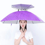Mũ dù câu cá hai lớp chống nắng và chống mưa gấp gọn, 95 xanh (dây chun), 95 bạc (dây chun), 95 xanh (vỏ cao su), 95 bạc (vỏ cao su), 80 xanh, 80 hoa trà, 95 xanh vinyl (vỏ cao su)